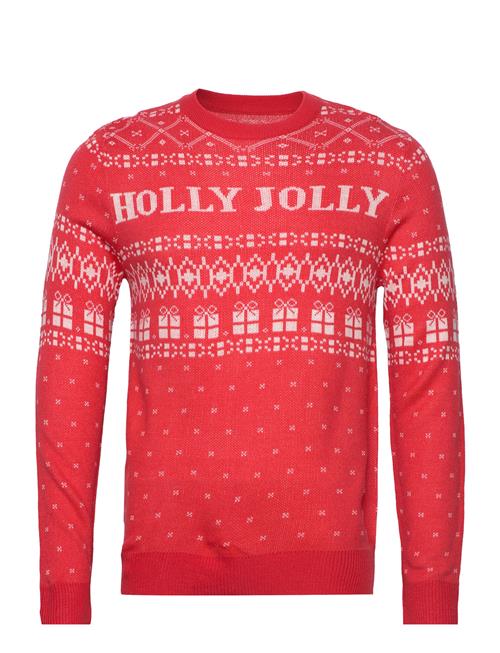 Jack & Jones Jorholly Knit Crew Neck Jack & J S Red