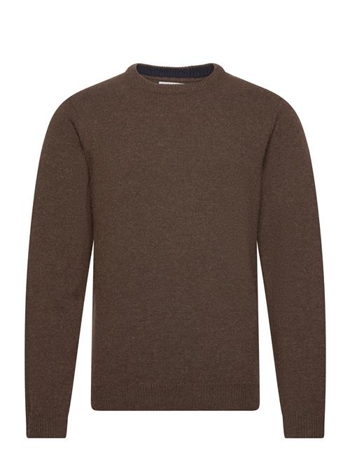 Casual Friday Cfkarl Lambswool Crew Neck Kni Casual Friday Brown