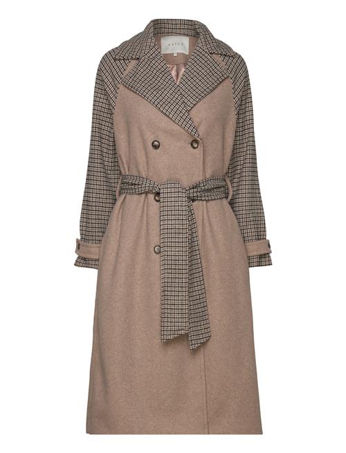 Kazizo Coat Kaffe Brown