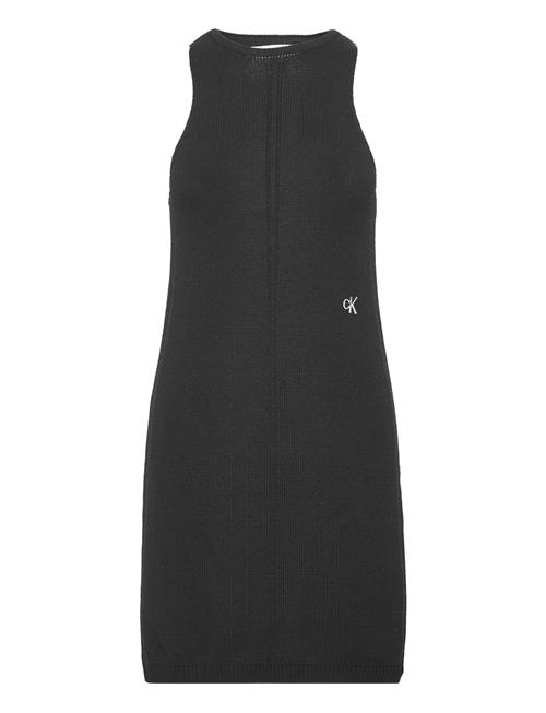 Calvin Klein Jeans Knitted Tank Dress Calvin Klein Jeans Black