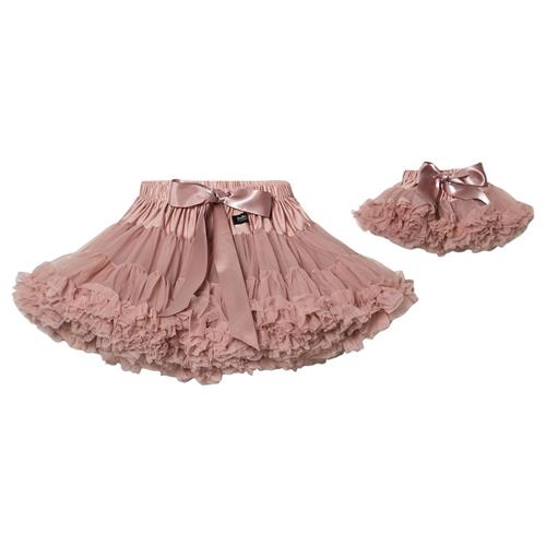 DOLLY by Le Petit Tom Kat Princess Pettiskirt Støvet Pink | Lyserød | 1-3 years