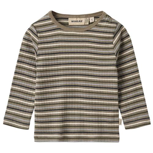 Wheat Langærmet T-shirt Stig Multi Stripe |  | 92 cm