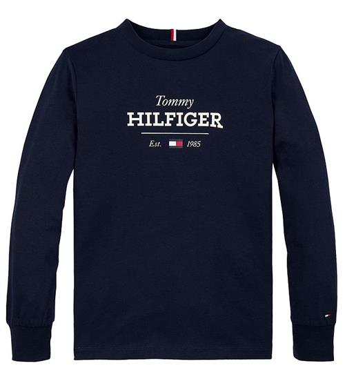 Tommy Hilfiger Bluse - Monotype 1985 - Dark Night Navy