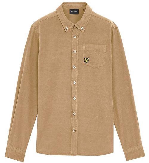 Lyle & Scott Skjorte - Needle Cord - Sand Storm