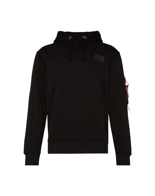 ALPHA INDUSTRIES Sweatshirt  rød / sort / hvid