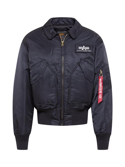 ALPHA INDUSTRIES Overgangsjakke  rød / sort / hvid