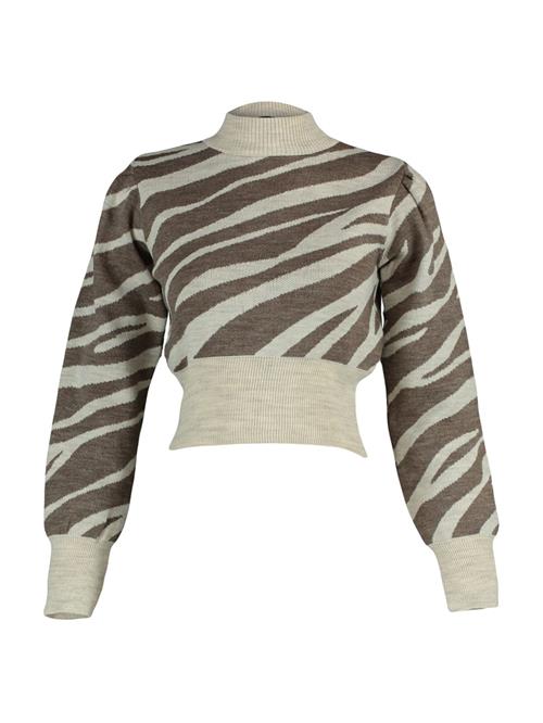 Trendyol Pullover  ecru / lysebrun