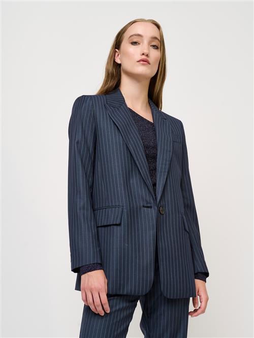 BRUUNS BAZAAR Blazer  navy / hvid