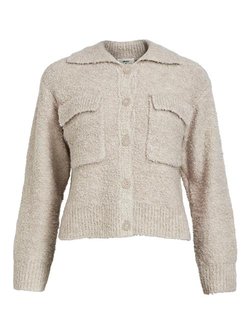 OBJECT Cardigan 'FRILL'  beige-meleret