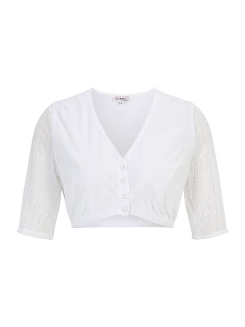 MARJO Dirdnl-bluse 'Isolda-Vida'  offwhite