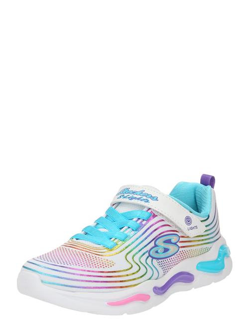 Skechers Kids Sneakers  lyseblå / gylden gul / lilla / hvid