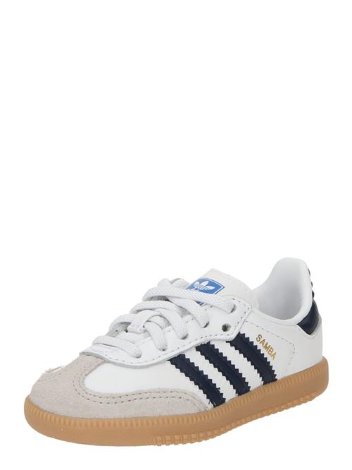 ADIDAS ORIGINALS Sneakers 'SAMBA'  navy / guld / lysegrå / hvid