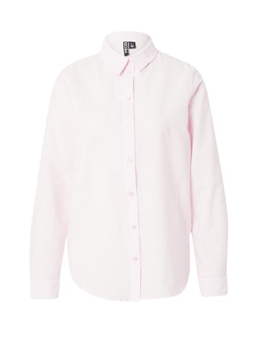 PIECES Bluse 'MARLY'  pastelpink / hvid