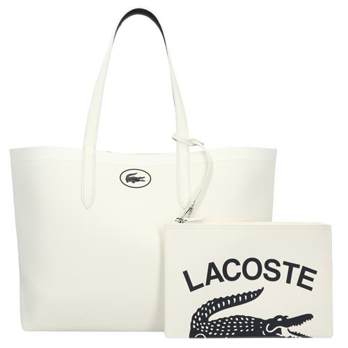 LACOSTE Shopper 'Anna Seasonal'  sort / hvid