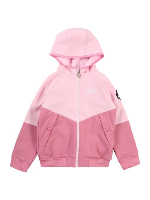 Nike Sportswear Overgangsjakke 'FUTURA'  pink / lyserød / hvid