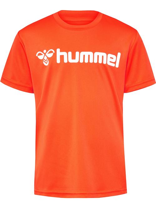 Hummel Funktionsskjorte  koral / hvid