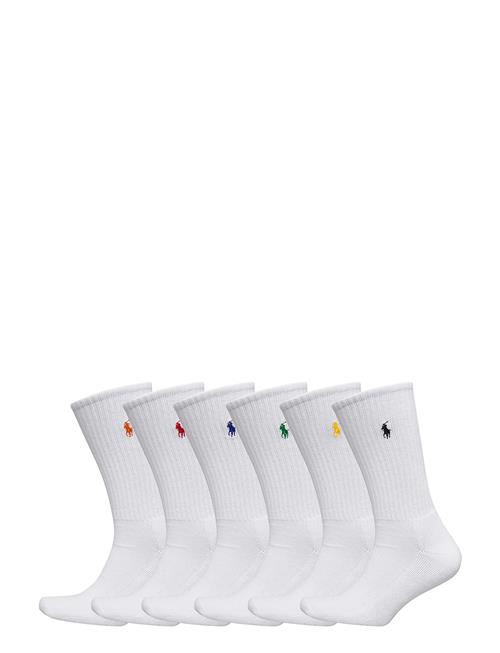 Polo Ralph Lauren Underwear Cotton-Blend Crew Sock 6-Pack Polo Ralph Lauren Underwear White