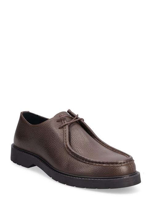 Selected Homme Slhtim Leather Moc-Toe Shoe Selected Homme Brown