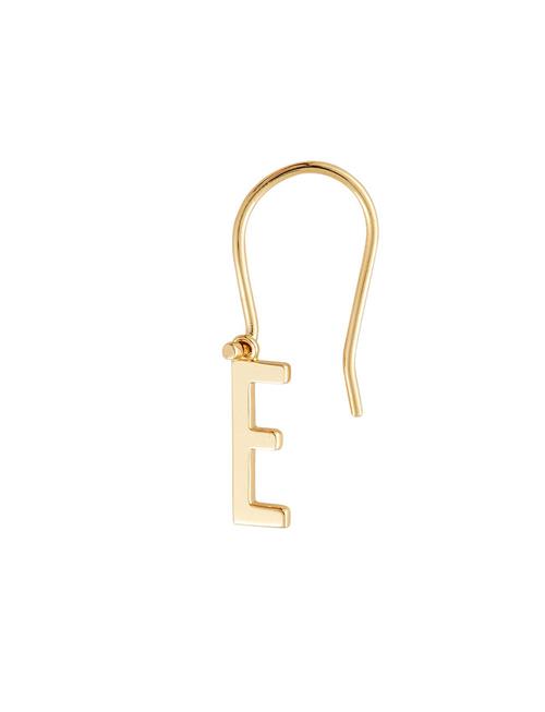 Initial Ear Hanger Design Letters Gold