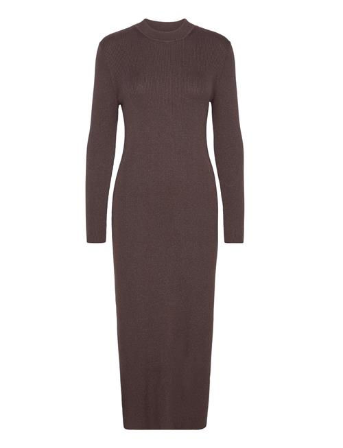 Selected Femme Slfeloise Ls Knit Dress Selected Femme Brown