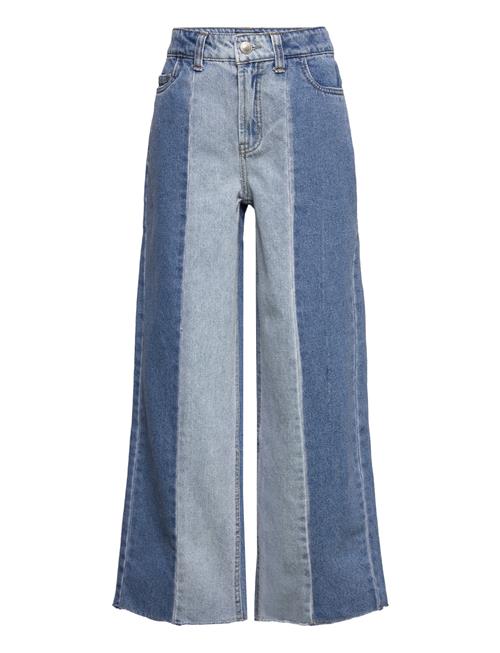 LMTD Nlfizzamidblock Dnm Hw Wide Pant LMTD Blue