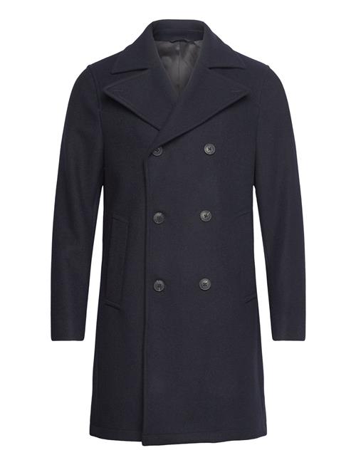 Lindbergh Recycled Pea Coat Lindbergh Navy