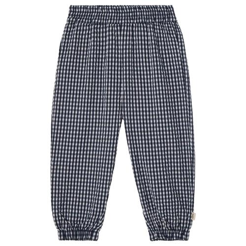 Buddy & Hope Viggo Seersucker Pants Navy Check Viggo Seersucker Pants Navy Check | Marine blå | 98/104 cm