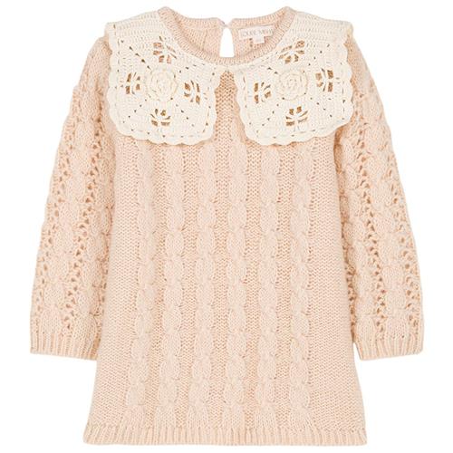Louise Misha Sangani Strikket Kjole Blush 5 Y  Lyserød  5 år  kvinde