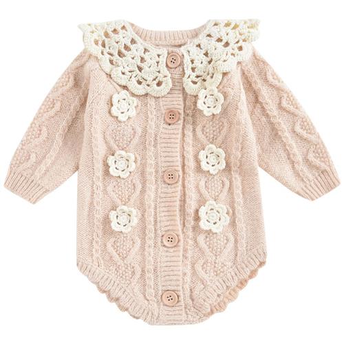 Louise Misha Myosette Strikket Romper Blush | Lyserød | 9 months