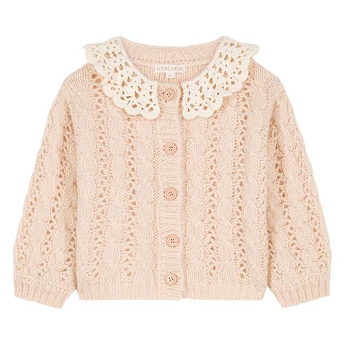 Louise Misha Ascalia Babycardigan Blush 24 months  Lyserød  24 måneder  kvinde