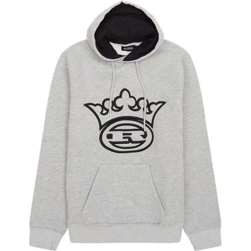 Royal Champ Hoodie Grey Melange