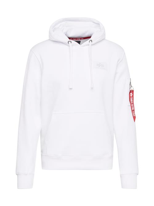 ALPHA INDUSTRIES Sweatshirt  rød / sort / hvid