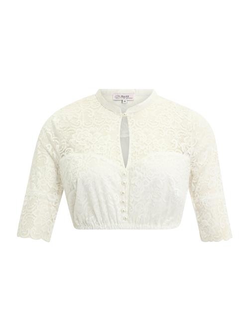 MARJO Dirdnl-bluse 'Helen-Madlenka'  offwhite