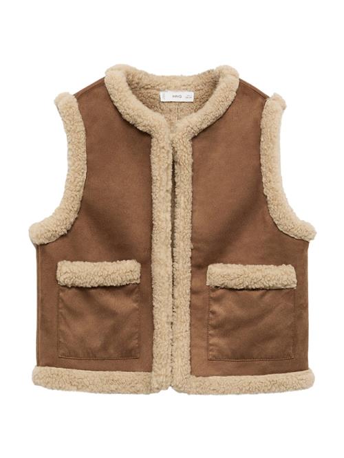 MANGO KIDS Vest 'Viena'  umbra / cappuccino