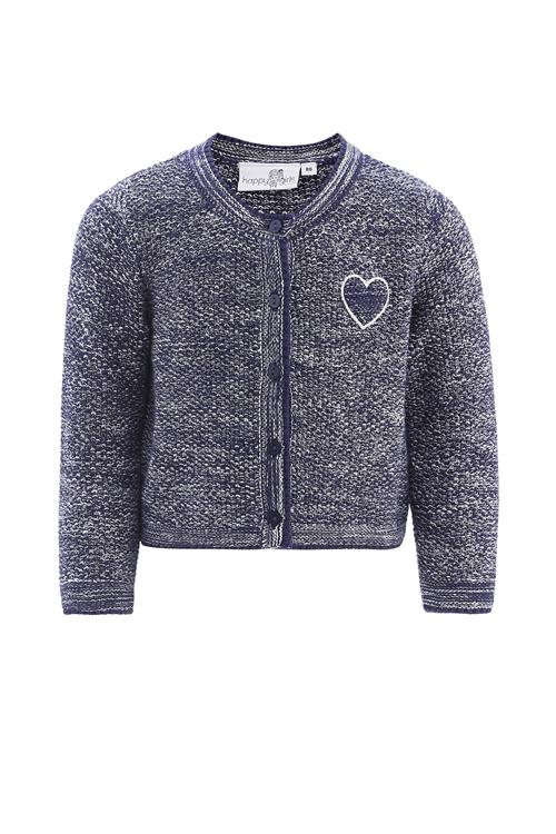 Se happy girls Cardigan  navy / hvid ved About You