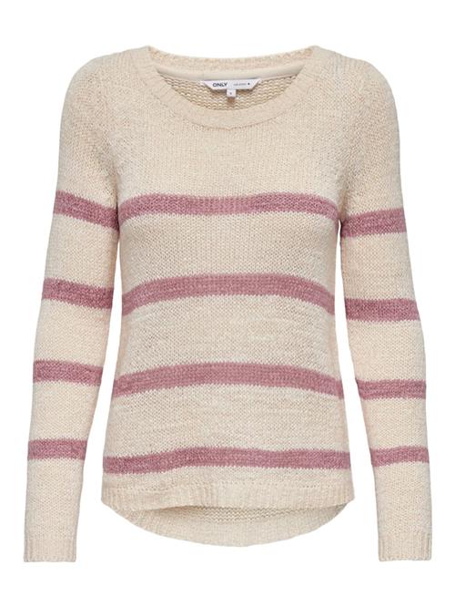 ONLY Pullover 'ONLGeena'  creme / gammelrosa