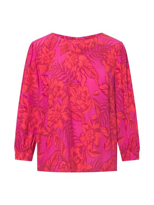 Jascha Stockholm Bluse 'Poppy'  orange / pink / kirsebærsrød