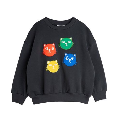 Mini Rodini Cool Cat Sweatshirt Black | Sort | 140/146 cm