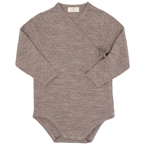 Copenhagen Colors Merino Wool Baby Body Natural Melange | Beige | 50 cm