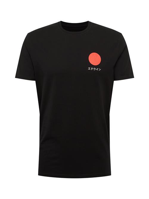 EDWIN Bluser & t-shirts 'Japanese Sun TS'  rød / sort / hvid