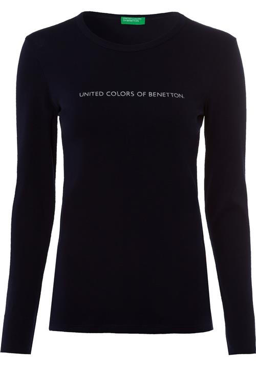 UNITED COLORS OF BENETTON Shirts  natblå / grå