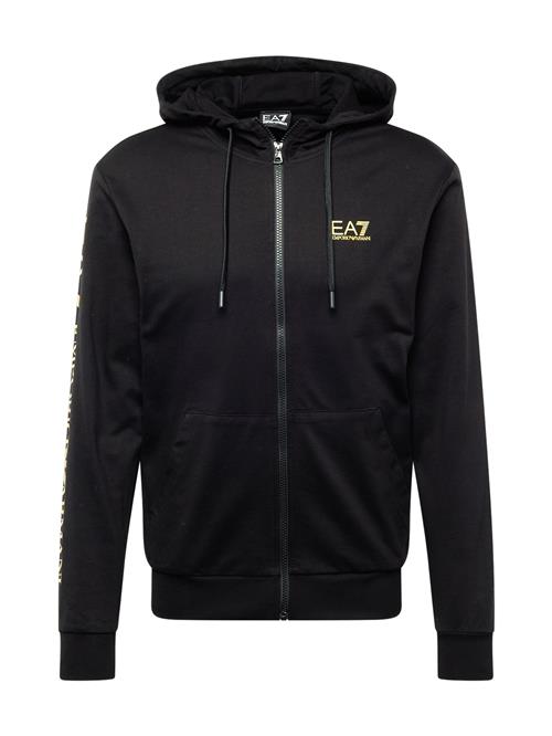 EA7 Emporio Armani Sweatjakke  gylden gul / sort