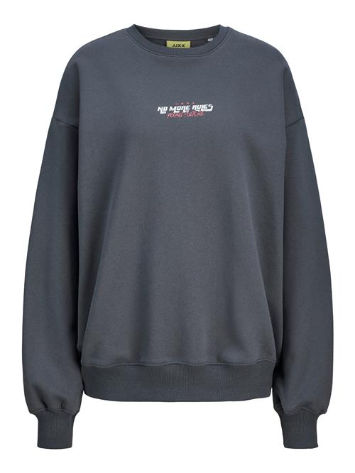 JJXX Sweatshirt 'JXSandra'  grafit / vinrød / hvid