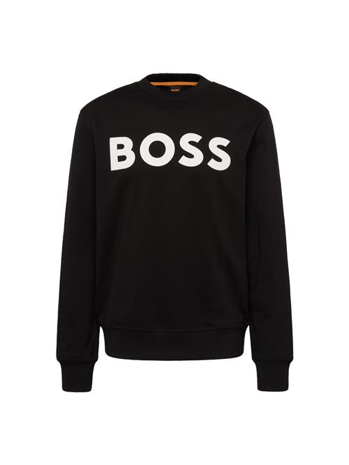 BOSS Sweatshirt 'WeBasic'  sort / hvid