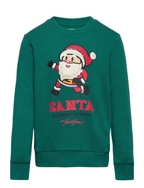 Jack & Jones Jorxmas Crew Neck Sweat Xmas Jnr Jack & J S Green