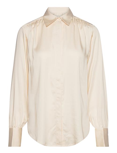 GANT Regular Satin Shirt GANT Cream