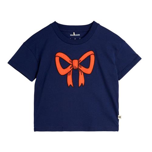 Mini Rodini T-shirt med sløjfe Blue | Blå | 140/146 cm