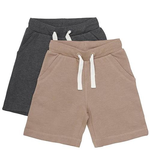 Minymo Sweatshorts - 2-pak - Fossil