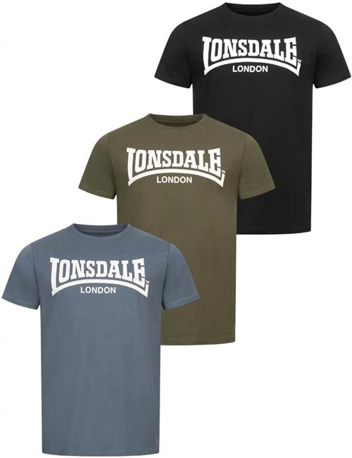 LONSDALE Bluser & t-shirts  lyseblå / mørkeblå / grøn / hvid