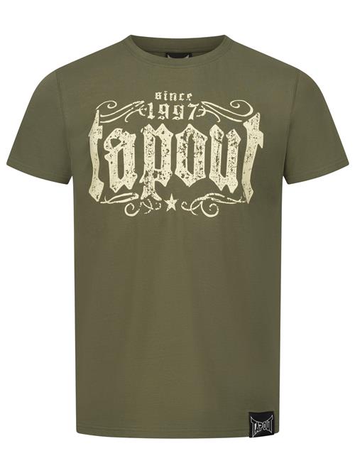 Tapout Bluser & t-shirts 'CRASHED'  oliven / mørkegrøn / hvid